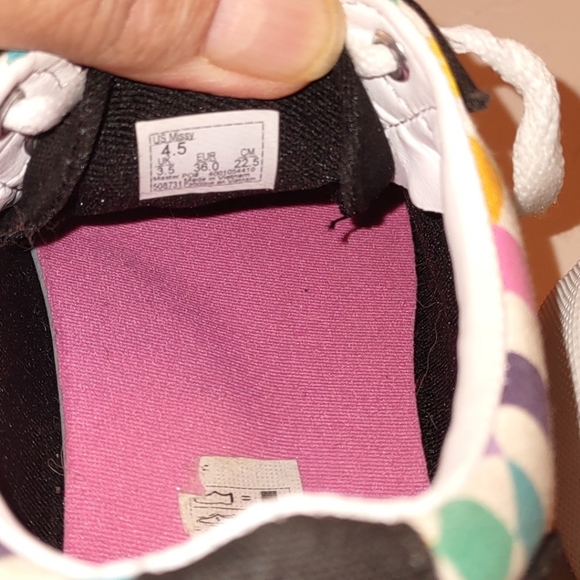 Vans off the wall checkerboard sneakers size 4.5 missys sneaker's. Great shape - Picture 2 of 4